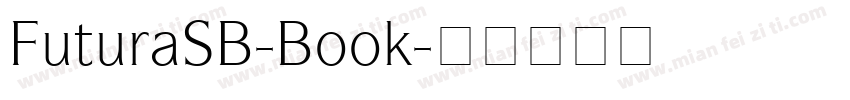 FuturaSB-Book字体转换