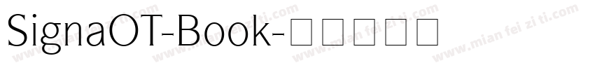 SignaOT-Book字体转换
