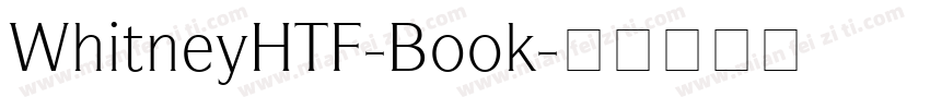 WhitneyHTF-Book字体转换