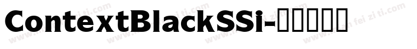 ContextBlackSSi字体转换