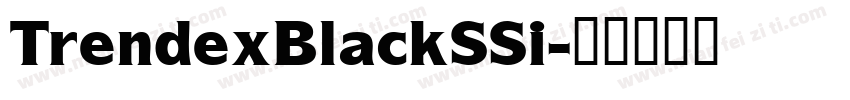 TrendexBlackSSi字体转换