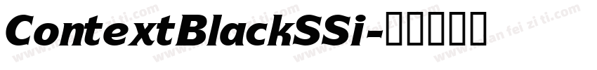 ContextBlackSSi字体转换