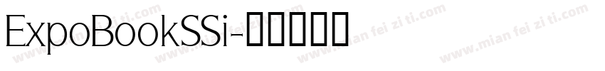 ExpoBookSSi字体转换