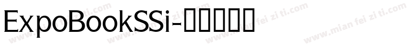 ExpoBookSSi字体转换