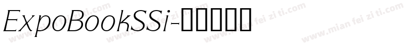 ExpoBookSSi字体转换