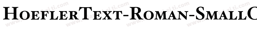 HoeflerText-Roman-SmallCaps字体转换