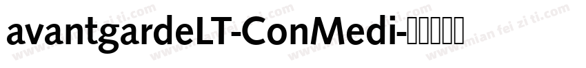avantgardeLT-ConMedi字体转换