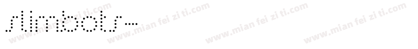 Slimbots字体转换
