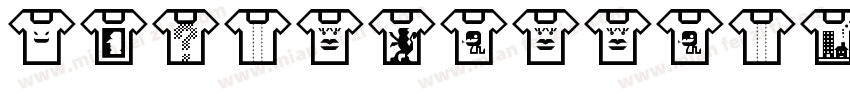 ShirtLettersltalicsMax字体转换