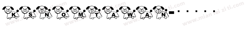 KSNOMTAWAN字体转换