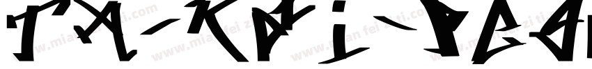 TA-kai_regular字体转换