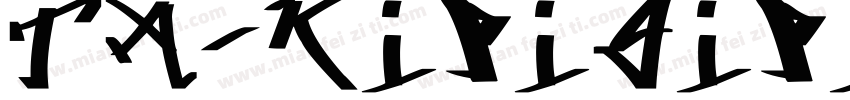 TA-kirigirisu字体转换