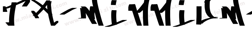 TA-minnium字体转换