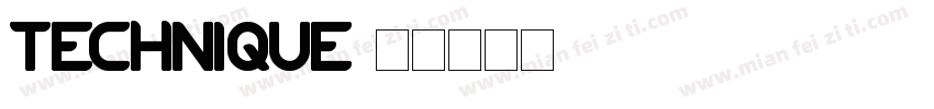 Technique字体转换