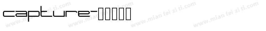 capture字体转换