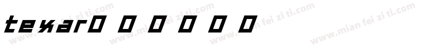texar字体转换