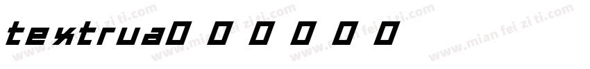 textrua字体转换