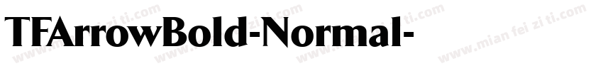 TFArrowBold-Normal字体转换