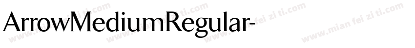 ArrowMediumRegular字体转换