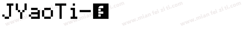 JYaoTi字体转换