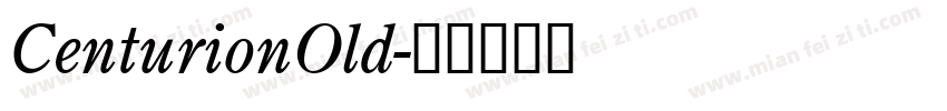 CenturionOld字体转换