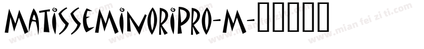 MatisseMinoriPro-M字体转换