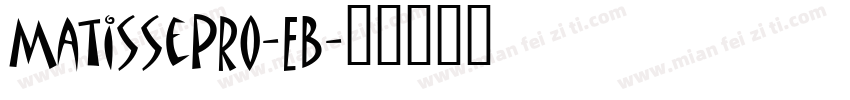 MatissePro-EB字体转换