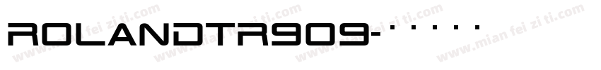 RolandTR909字体转换