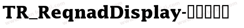 TR_ReqnadDisplay字体转换