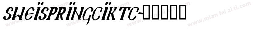 SweispringCiKtc字体转换