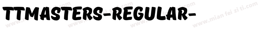TTMasters-Regular字体转换
