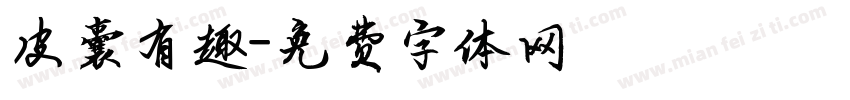 皮囊有趣字体转换