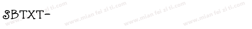 SBTXT字体转换