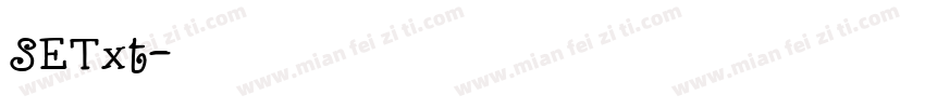SETxt字体转换