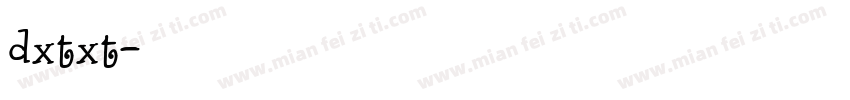 dxtxt字体转换