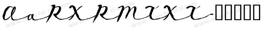 AaRXRMTXT字体转换