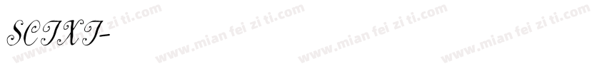 SCTXT字体转换