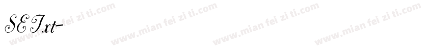 SETxt字体转换