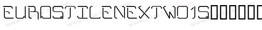 EurostileNextW01S字体转换