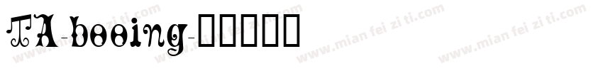 TA-booing字体转换