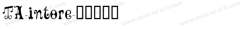 TA-intore字体转换