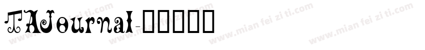 TAJournal字体转换