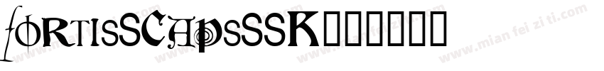 FortisSCapsSSK字体转换