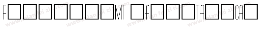 FournierMT-ItalicTallCaps字体转换