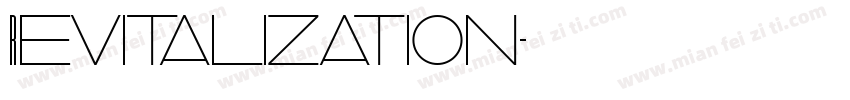 Revitalization字体转换