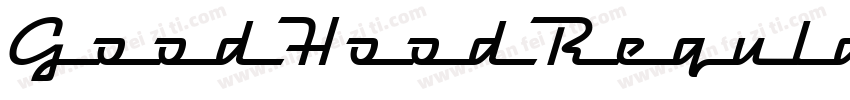 GoodHoodReqular字体转换