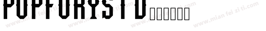 PopFuryStd字体转换