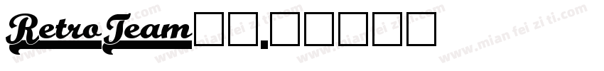 RetroTeam字体字体转换