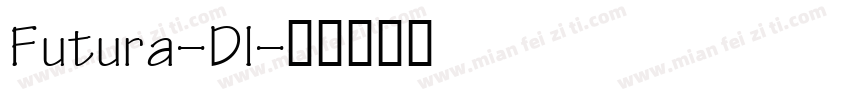 Futura-DI字体转换