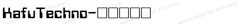 KafuTechno字体转换